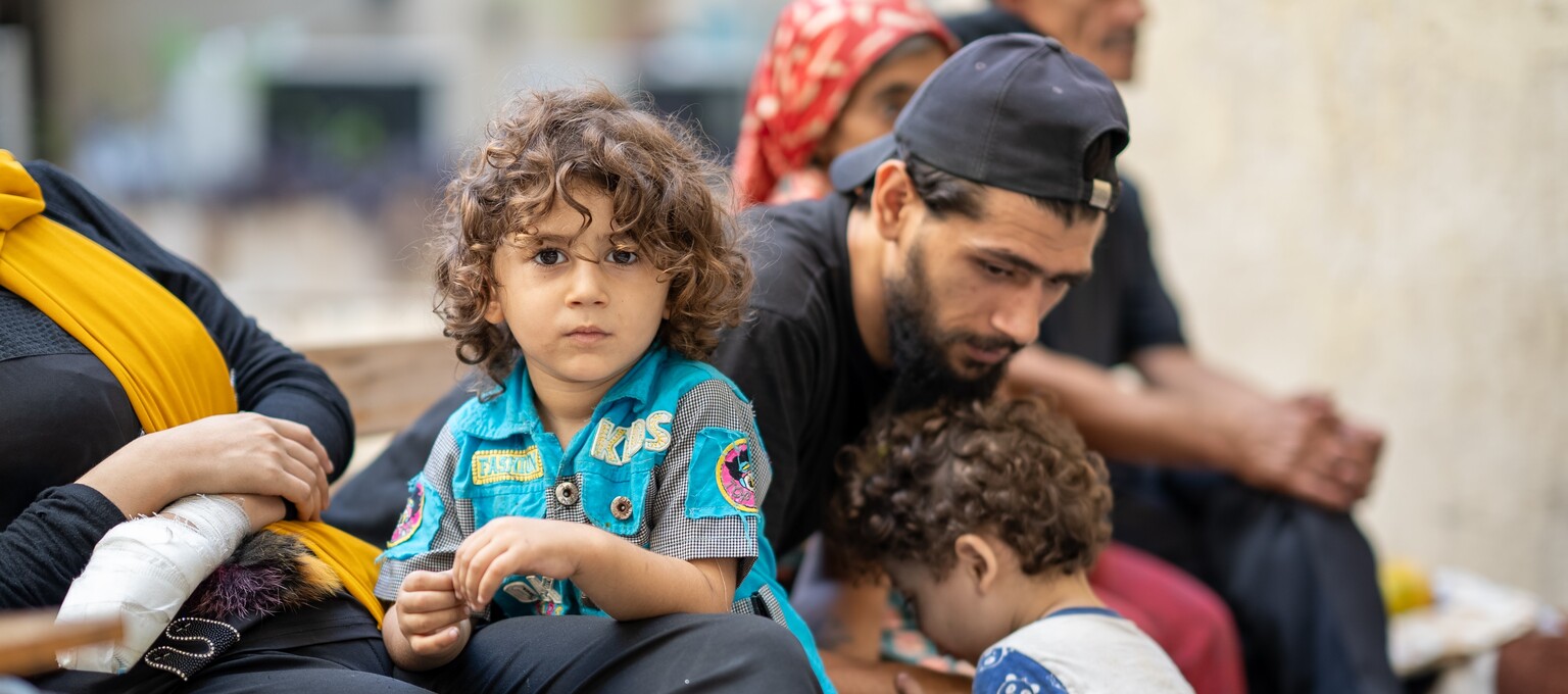 Amir ontheemd met gezin uit Zuid-Libanon